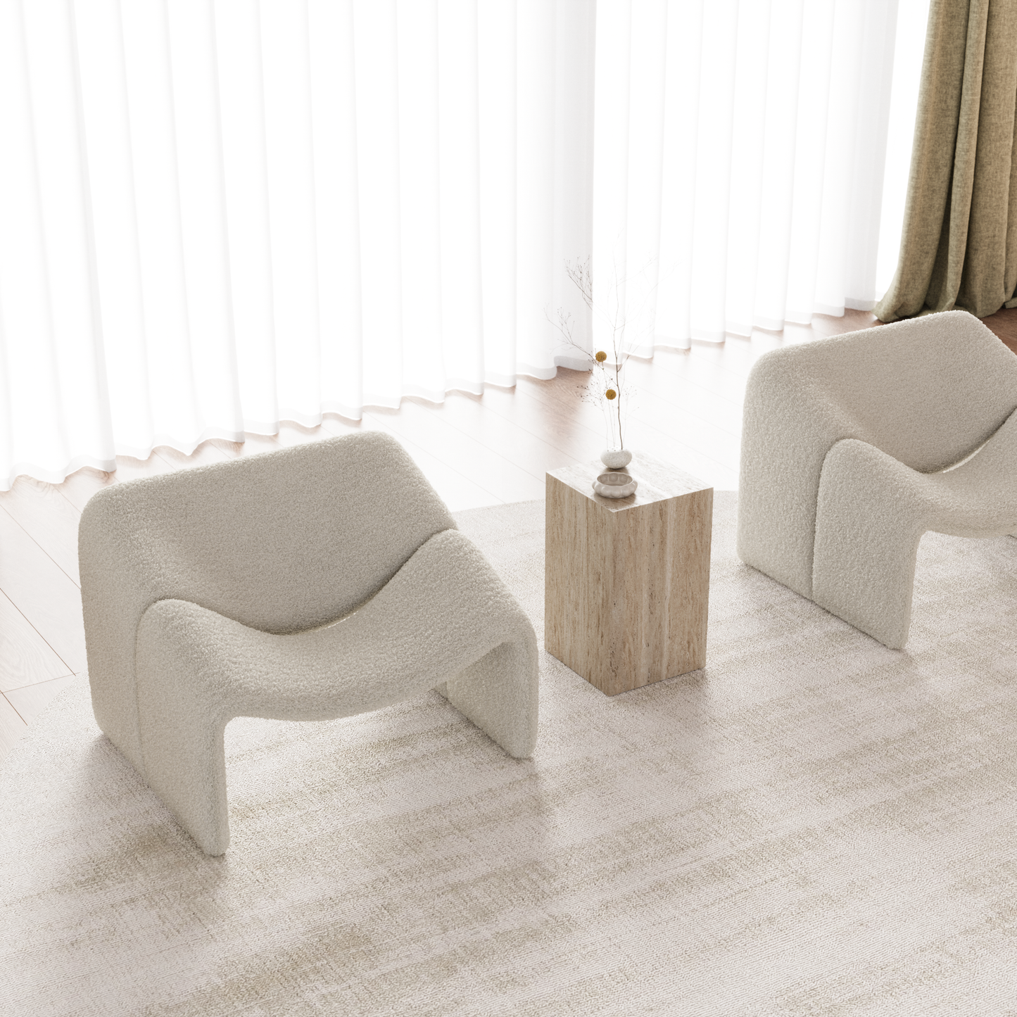 Aura Column Side Table