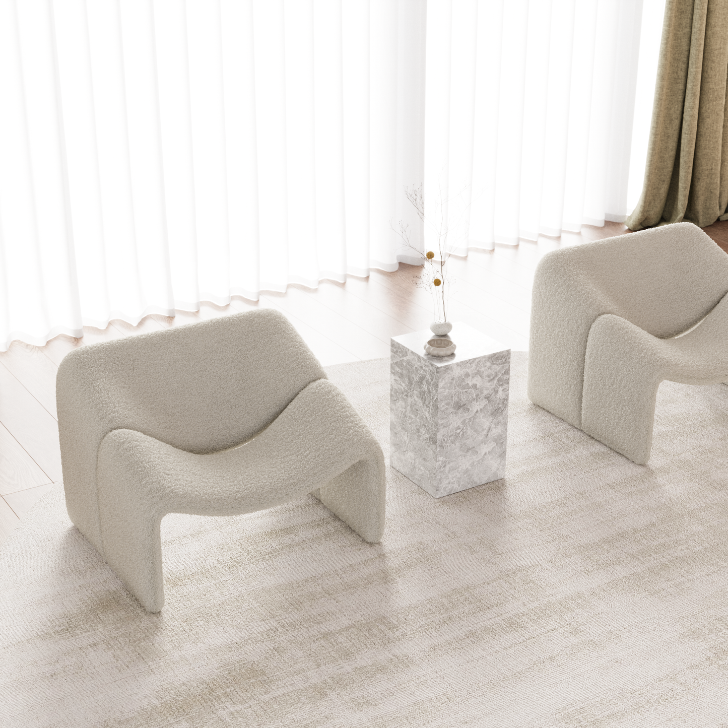Aura Column Side Table