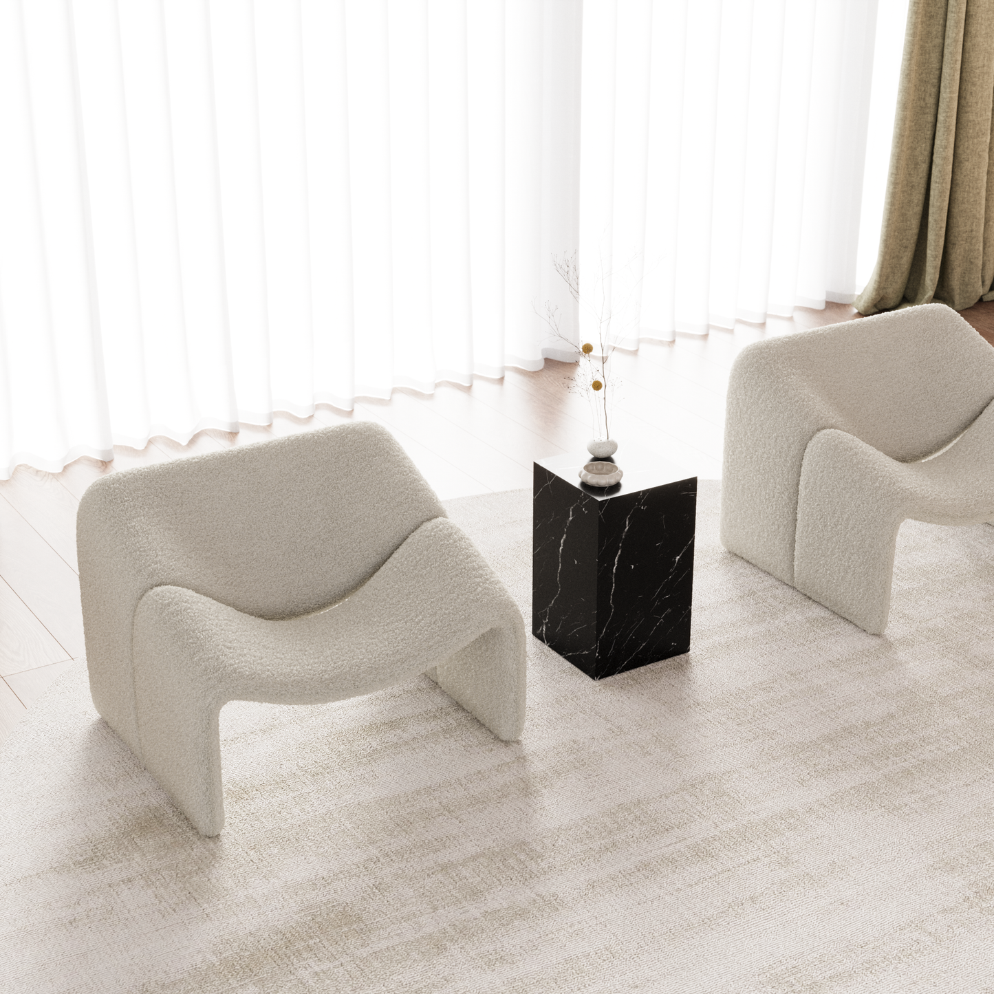Aura Column Side Table