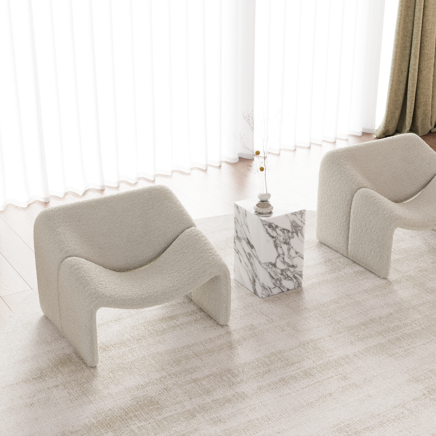 Aura Column Side Table
