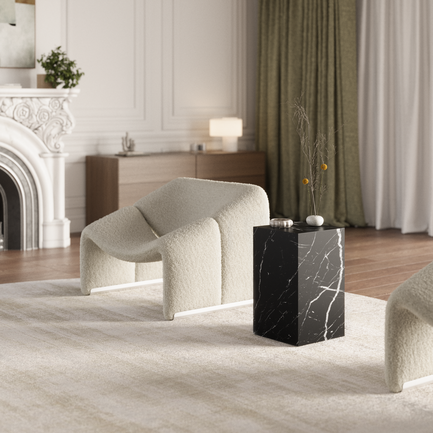 Aura Column Side Table