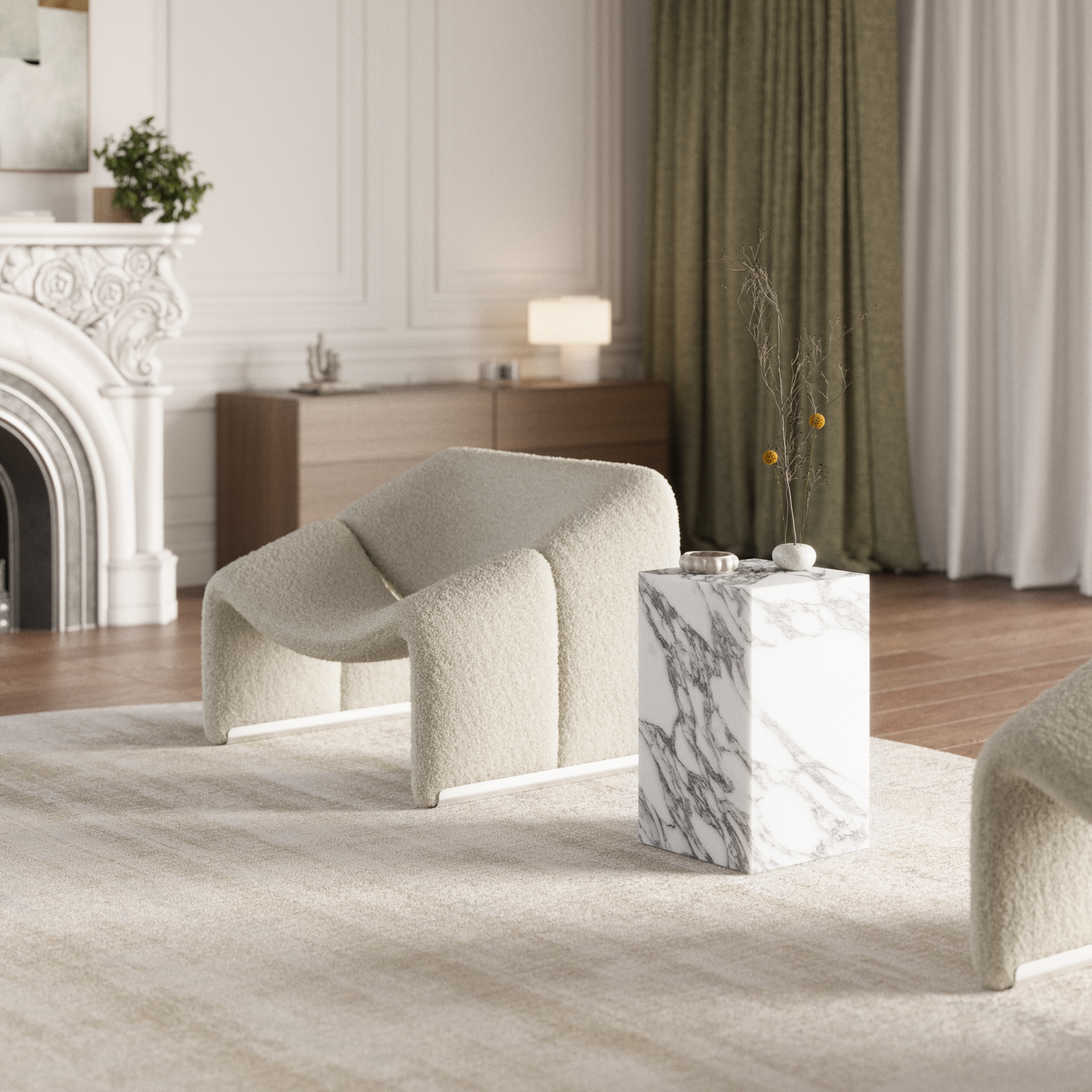 Aura Column Side Table