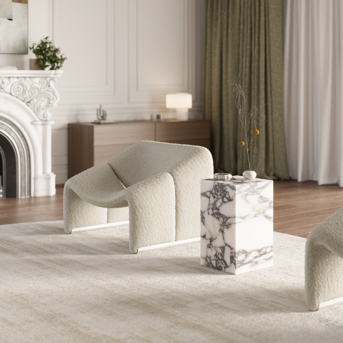 Aura Column Side Table
